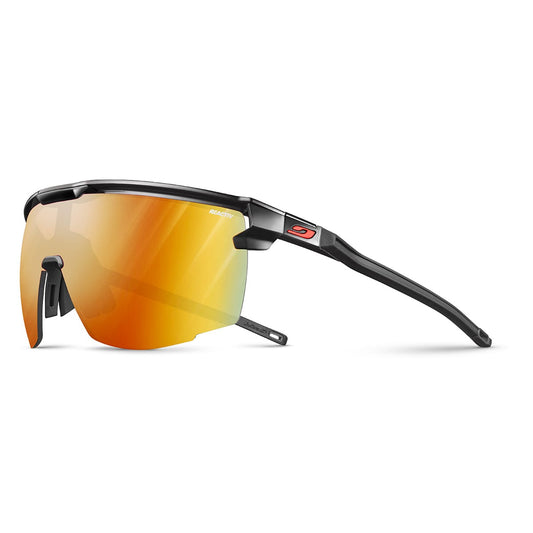 JULBO ULTIMATE Glasses Black/Red Reactiv Light Amplifer Photochromic