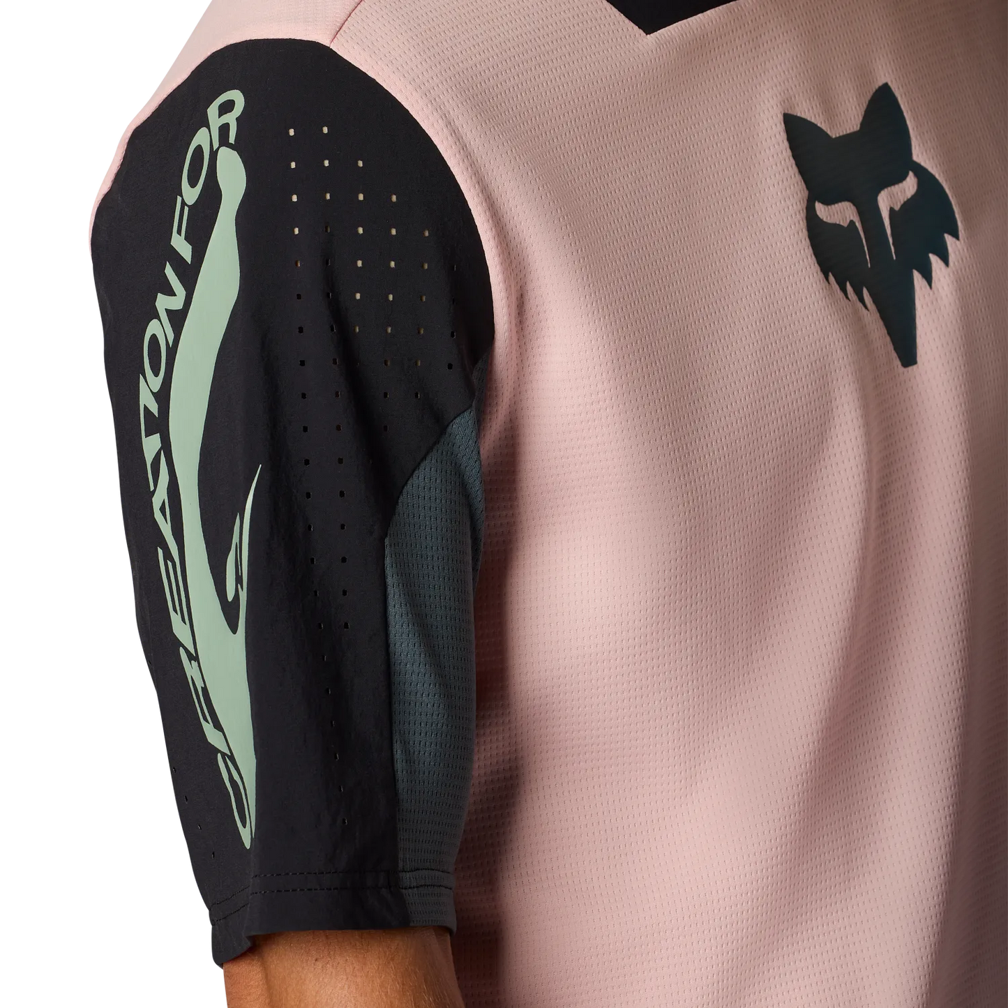 FOX DEFEND CREATION Short Sleeve Blush Pink Jersey