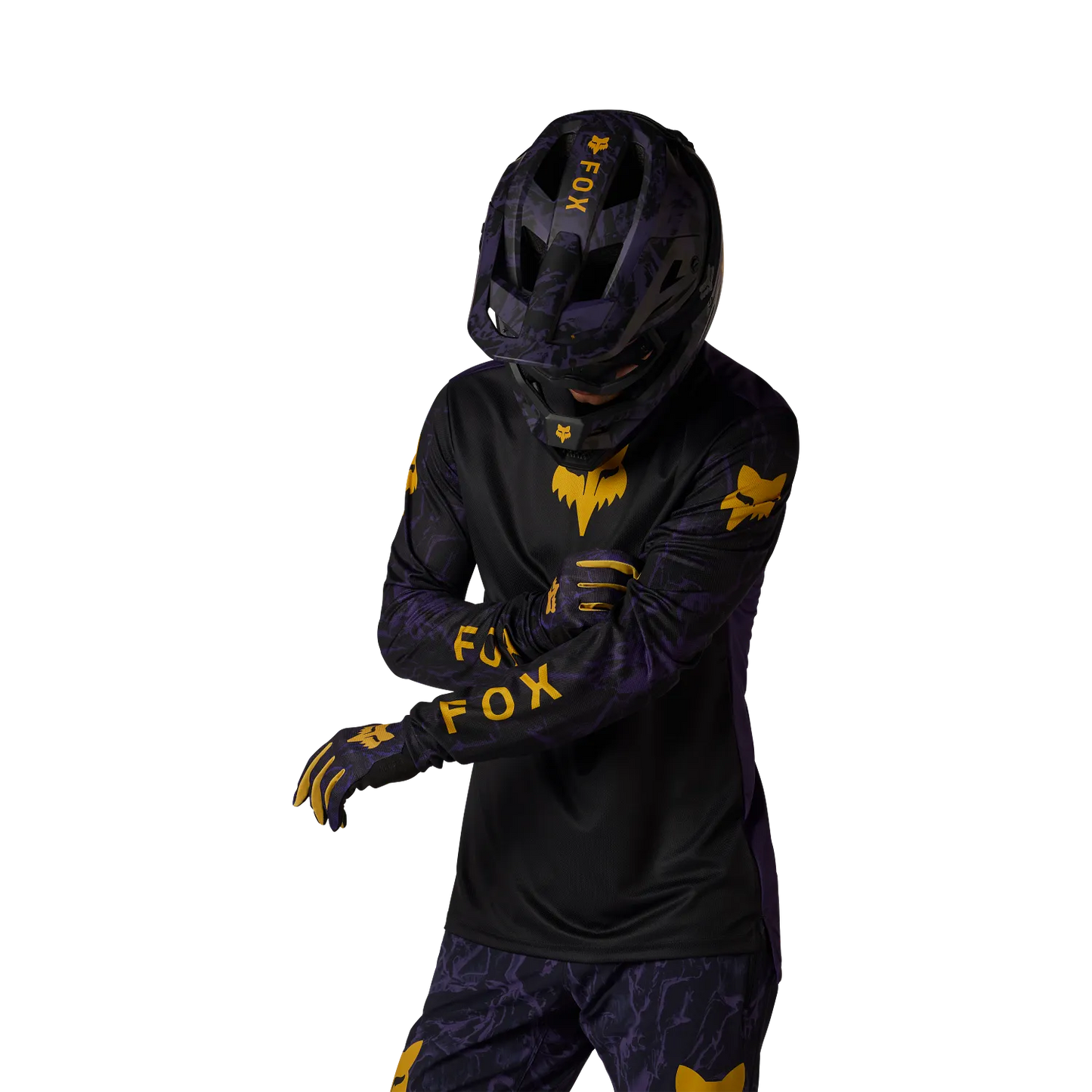 FOX RANGER IMAGE PRINT Long Sleeve Jersey Black/Purple