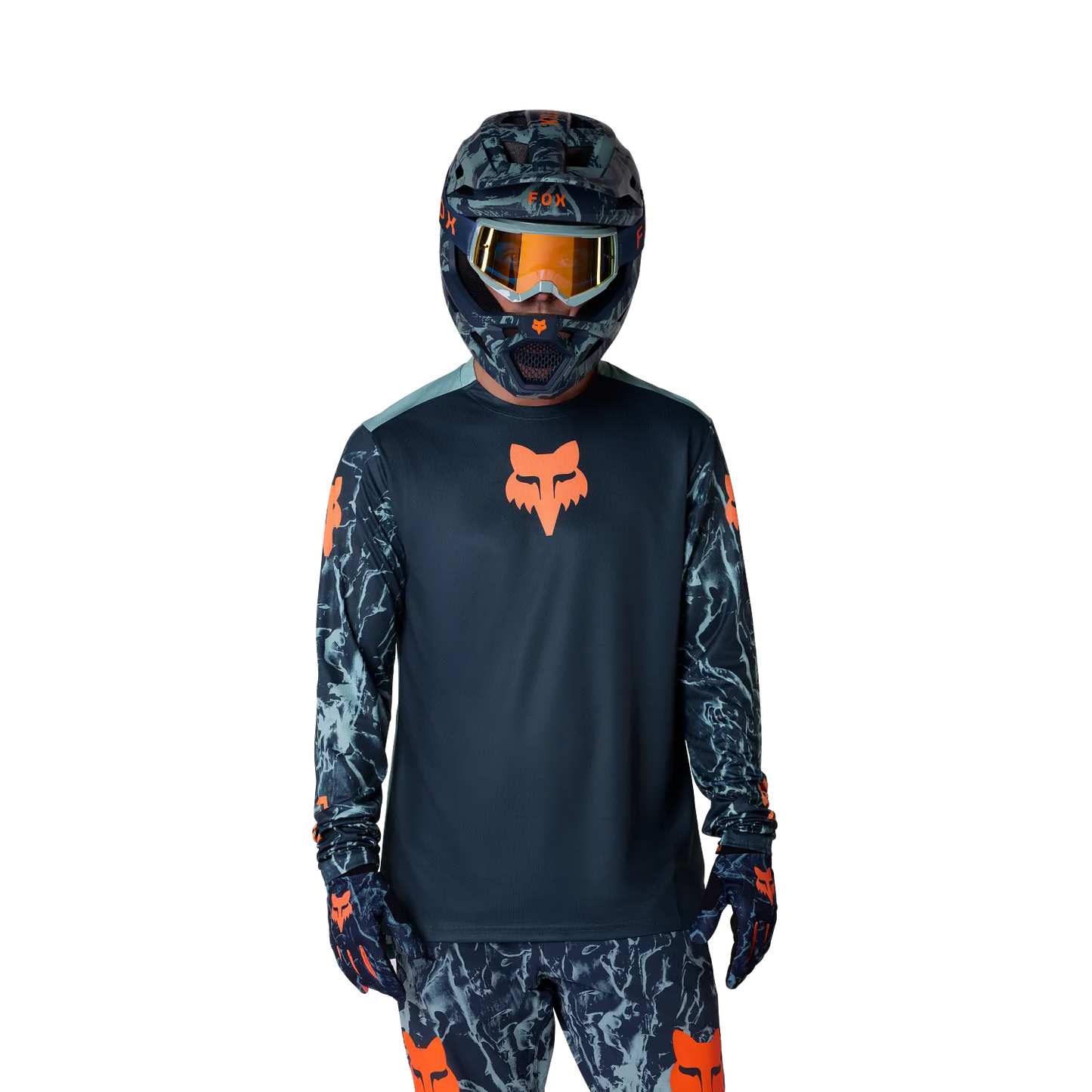 FOX RANGER IMAGE PRINT Long Sleeve Jersey Arctic Blue