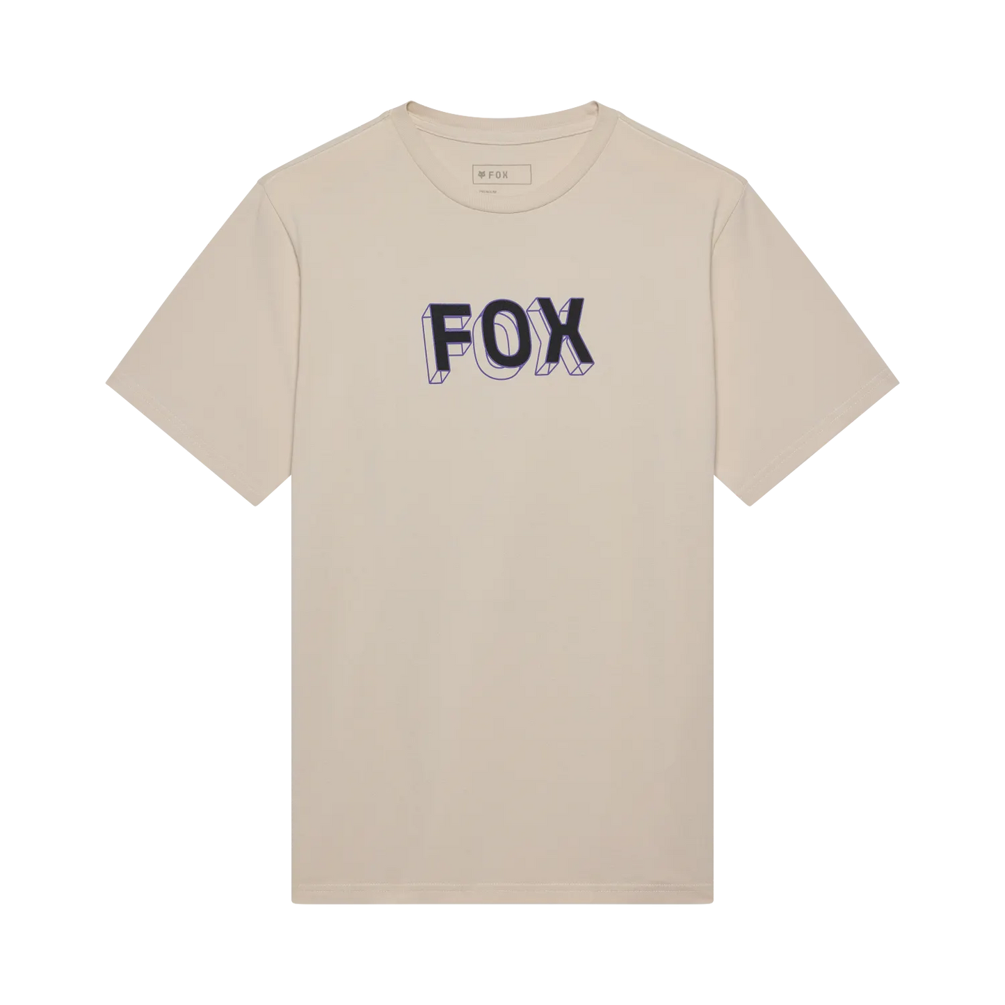 T-Shirt FOX IMAGE PRINT 195 ORIGINAL Short Sleeve Beige Chalk