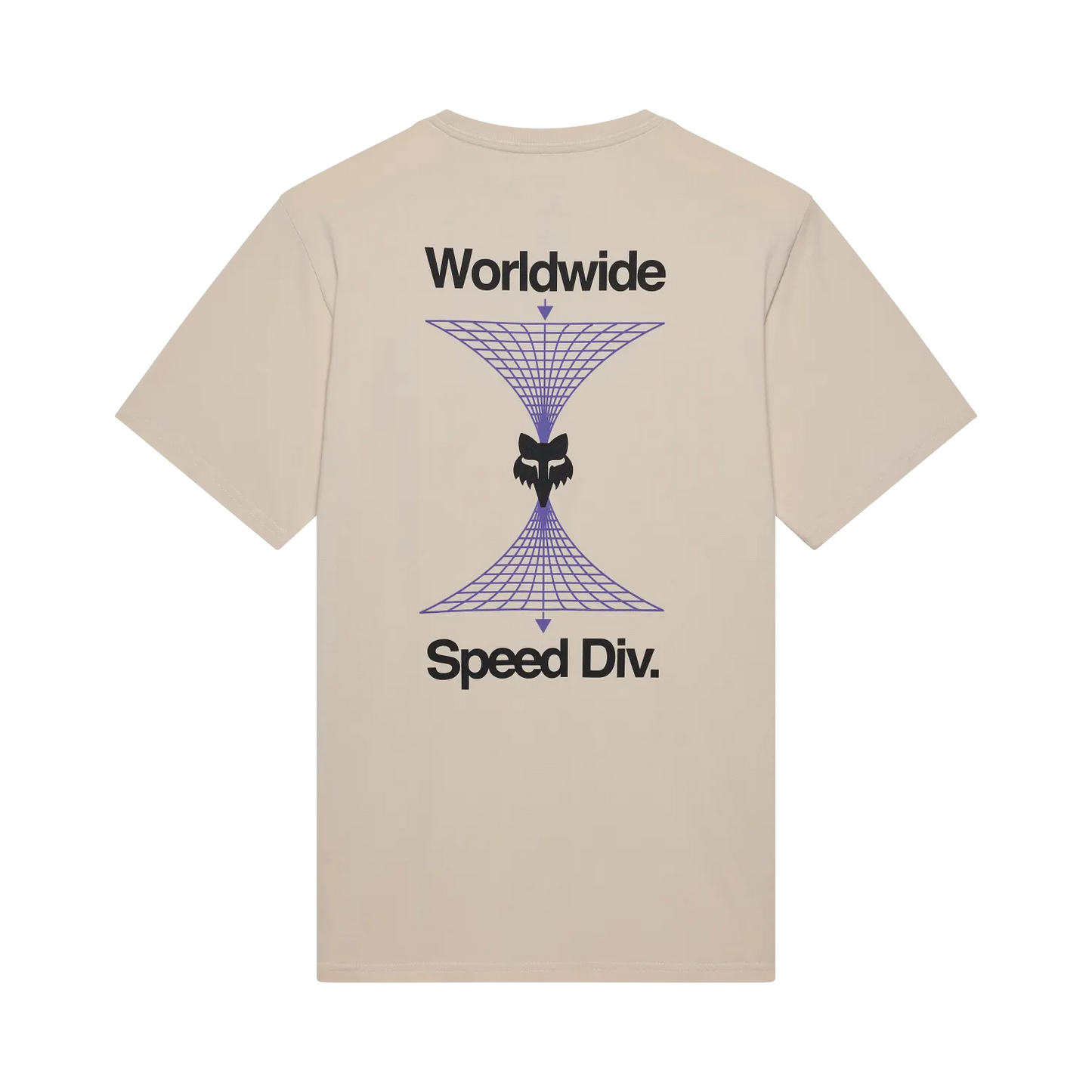 T-Shirt FOX IMAGE PRINT 195 ORIGINAL Short Sleeve Beige Chalk