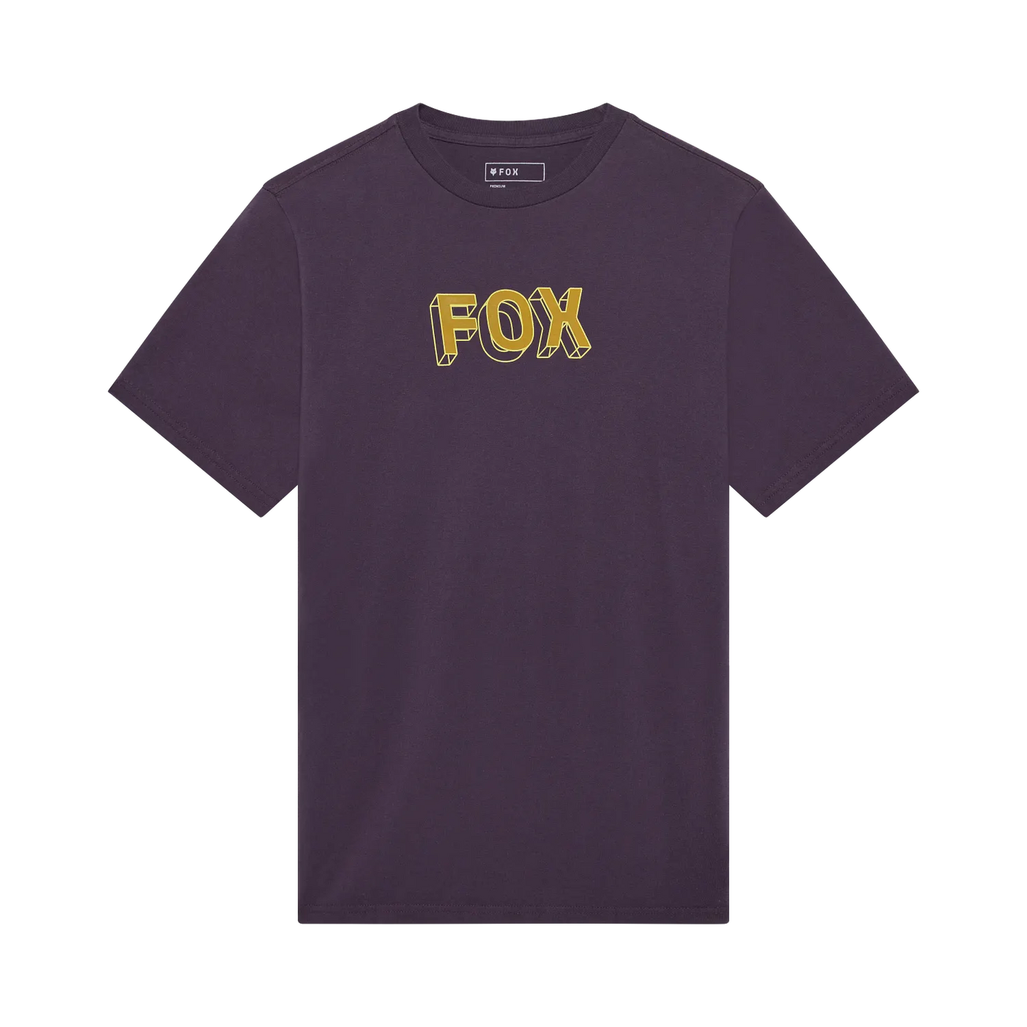 T-Shirt FOX IMAGE PRINT 195 ORIGINAL κοντομάνικο μοβ δαμάσκηνο Perfect