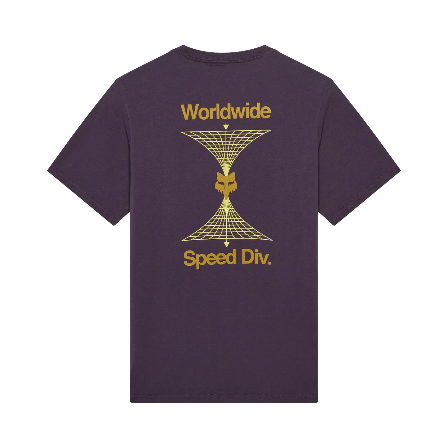 T-Shirt FOX IMAGE PRINT 195 ORIGINAL κοντομάνικο μοβ δαμάσκηνο Perfect