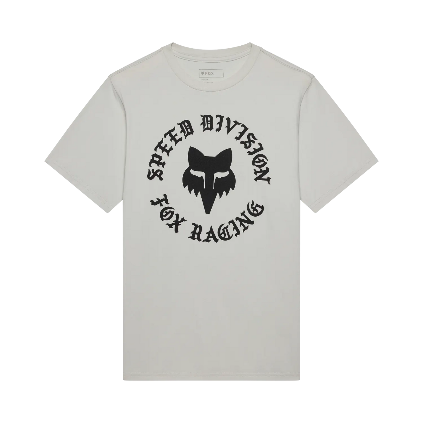 T-Shirt FOX BADGE 195 ORIGINAL Short Sleeve Light Grey