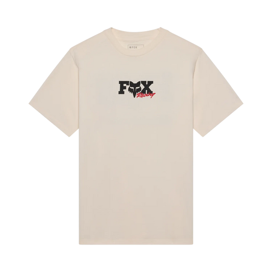 FOX CHECKER 195 ORIGINAL κοντομάνικο λευκό μπλουζάκι με κοντό μανίκι