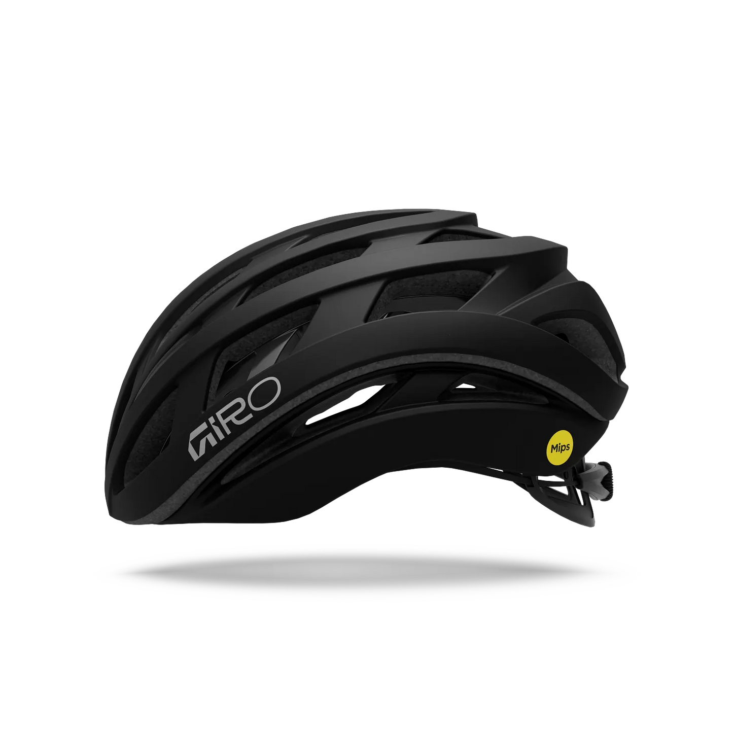 GIRO HELIOS SPHERICAL Matte Black Road Helmet