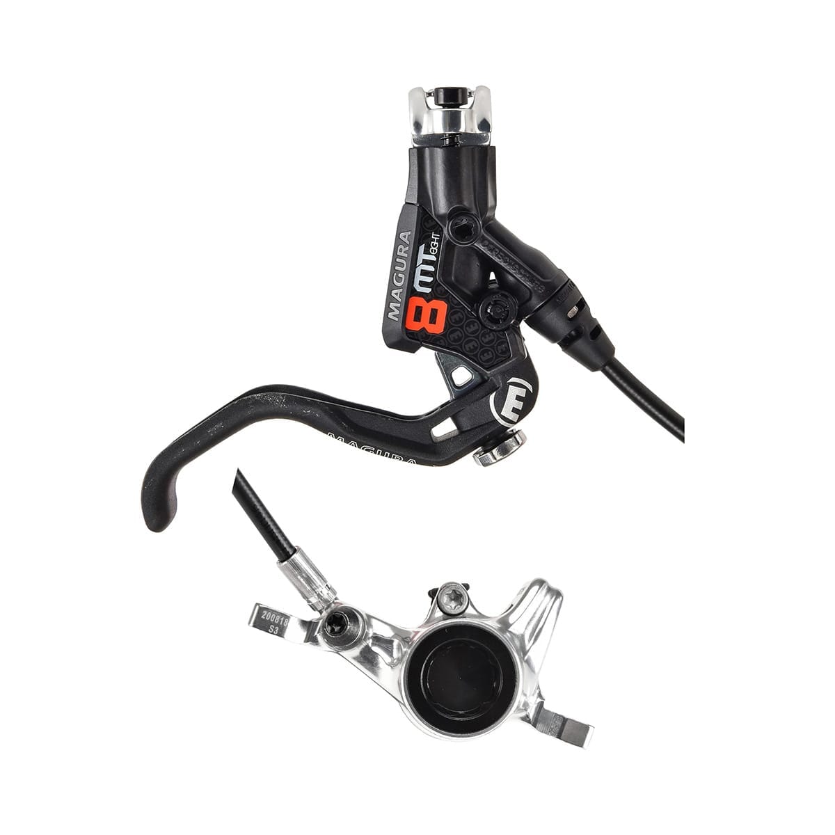 Ζεύγος φρένων MAGURA MT8 PRO Discless Μαύρο/Ασημί