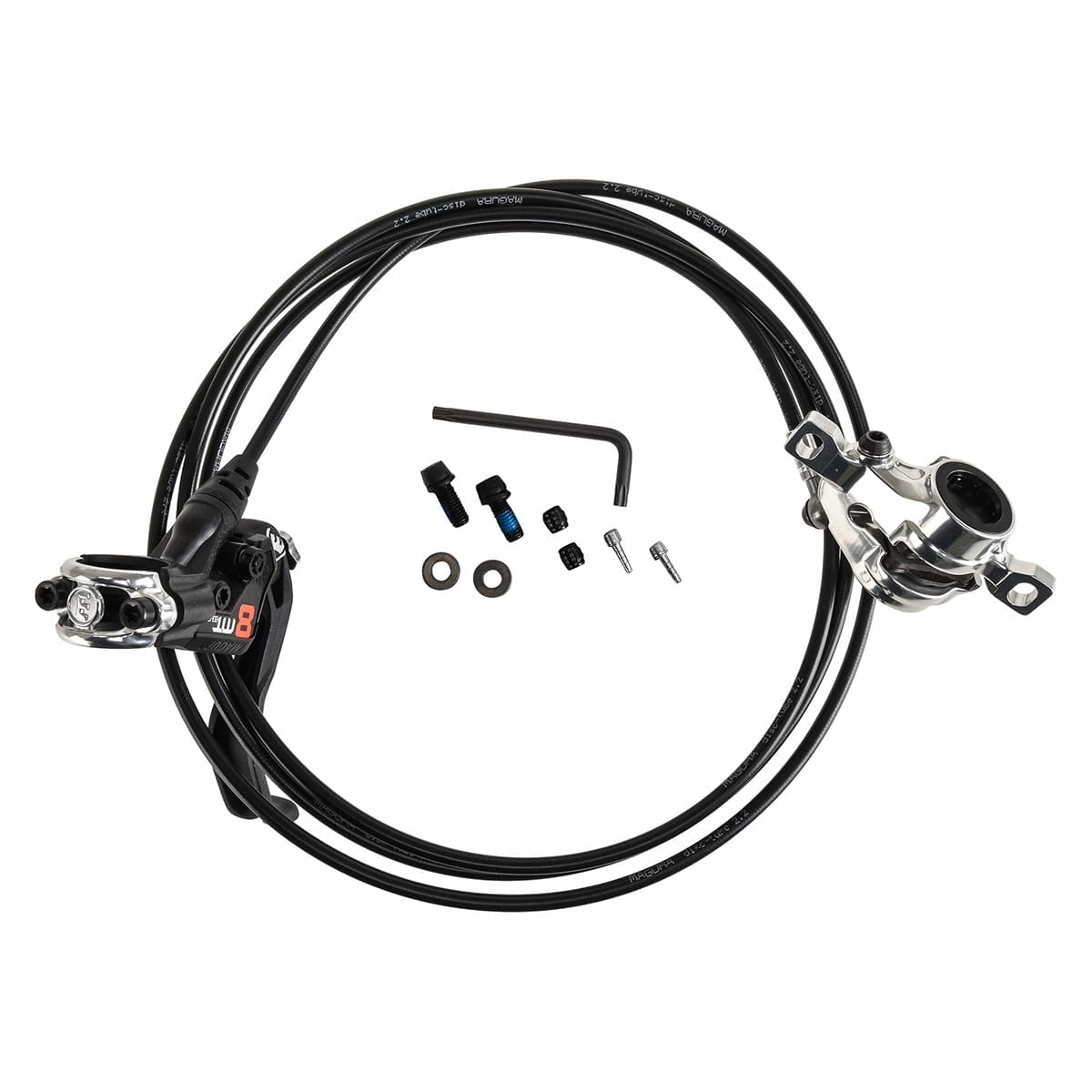 Ζεύγος φρένων MAGURA MT8 PRO Discless Μαύρο/Ασημί