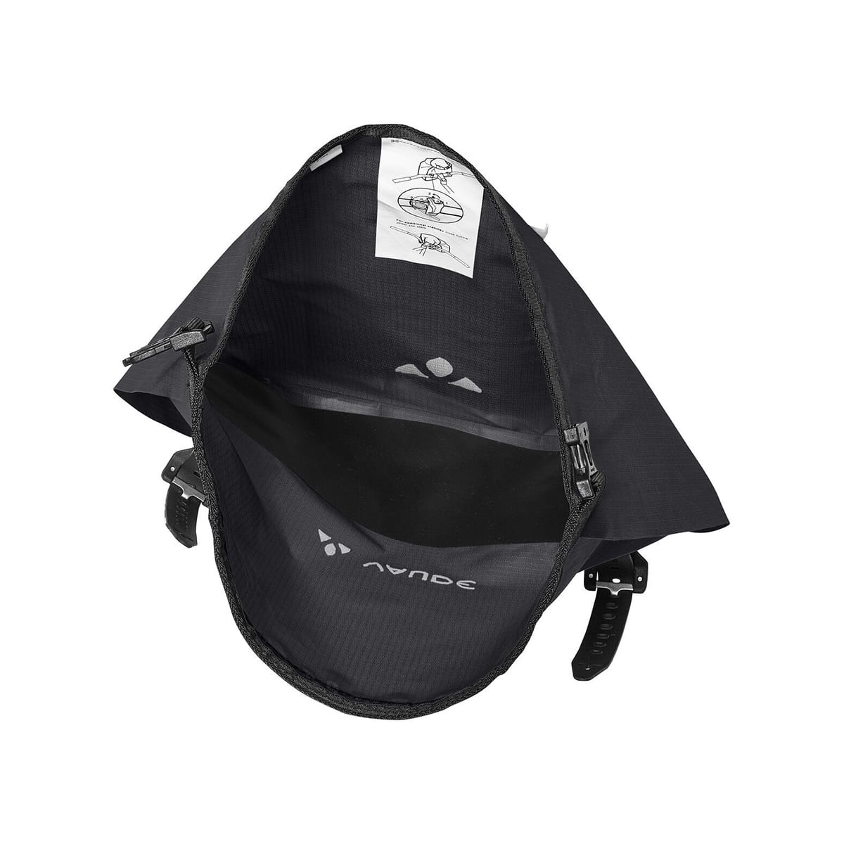 VAUDE AQUA BOX LIGHT 4 L τσάντα τιμονιού μαύρο
