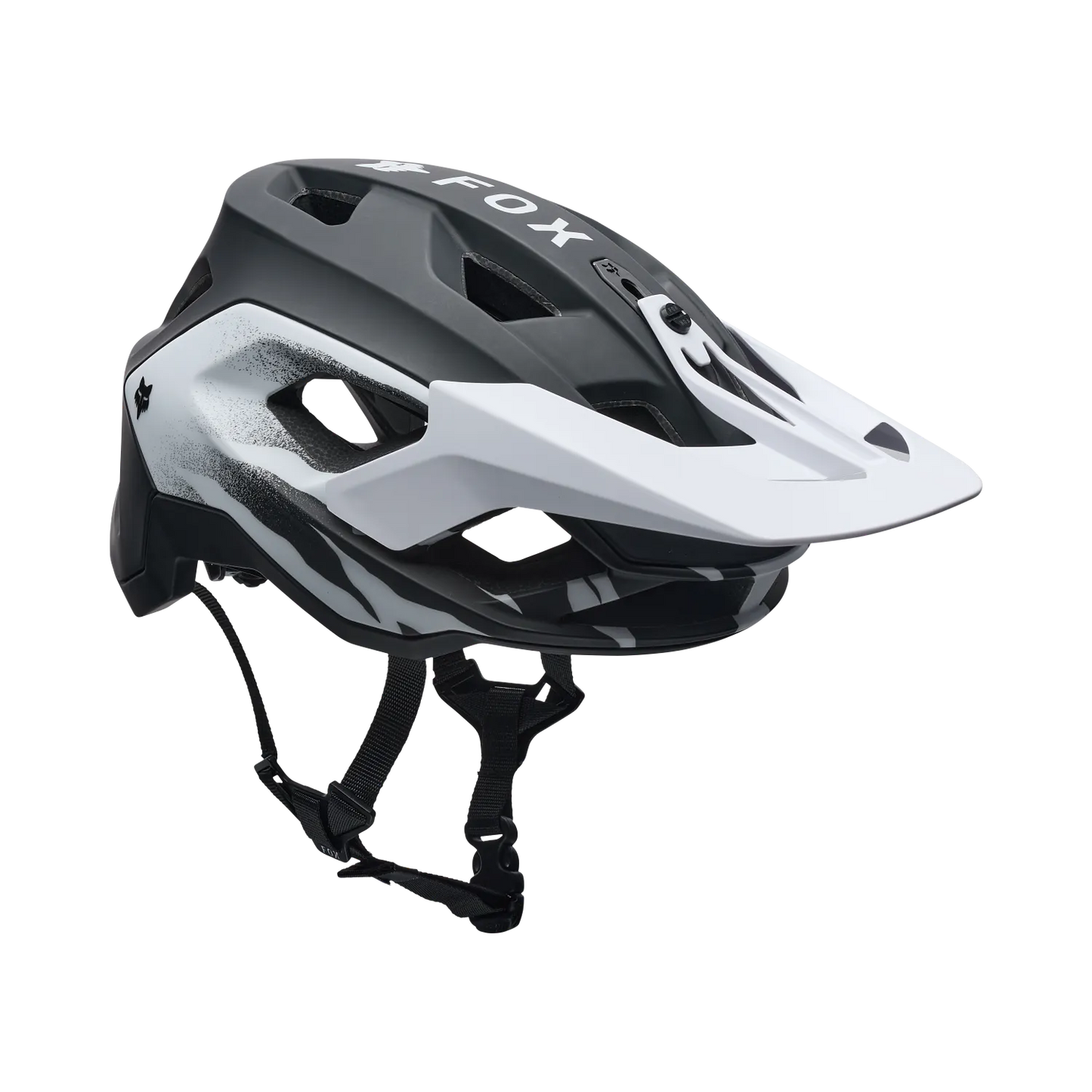 Παιδικό κράνος mountain bike FOX SPEEDFRAME MIPS CHARGE μαύρο/λευκό