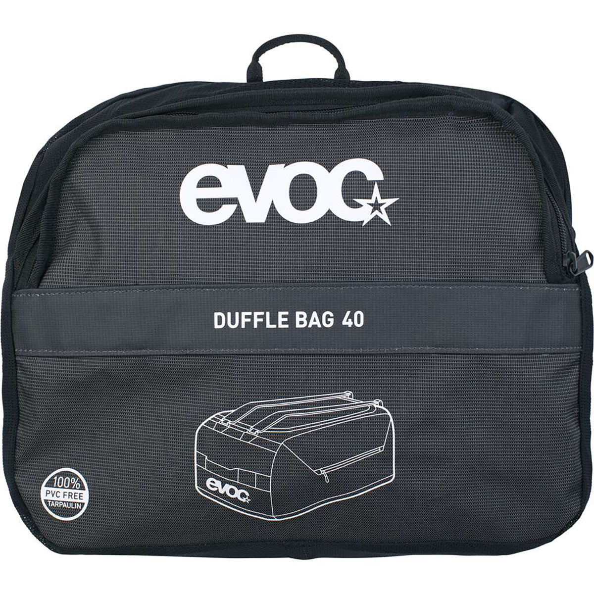 EVOC DUFFLE Ταξιδιωτική τσάντα 40 L Μαύρο