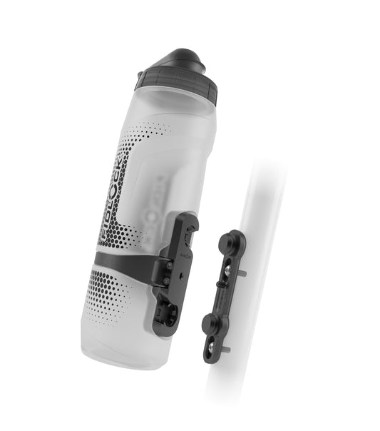 Σετ μπουκαλιών και κλωβού μπουκαλιών FIDLOCK TWIST BIKE BASE 800 ml Διαφανές