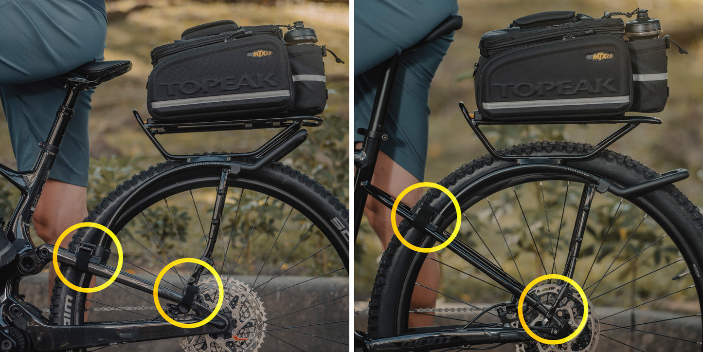Φορέας MTB TOPEAK TETRARACK M2 HD Μαύρο