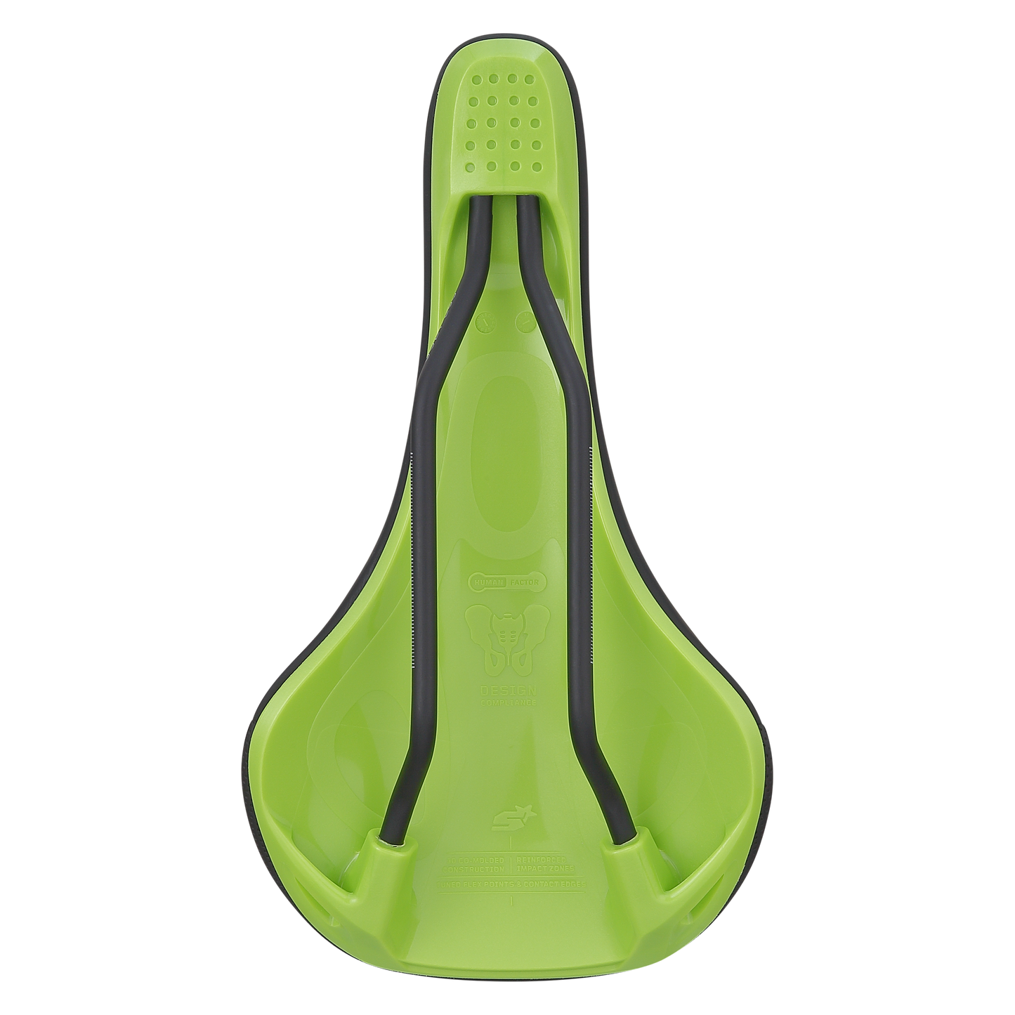 SPANK OOZY 280 144mm Σέλα CrMo Rails Πράσινο