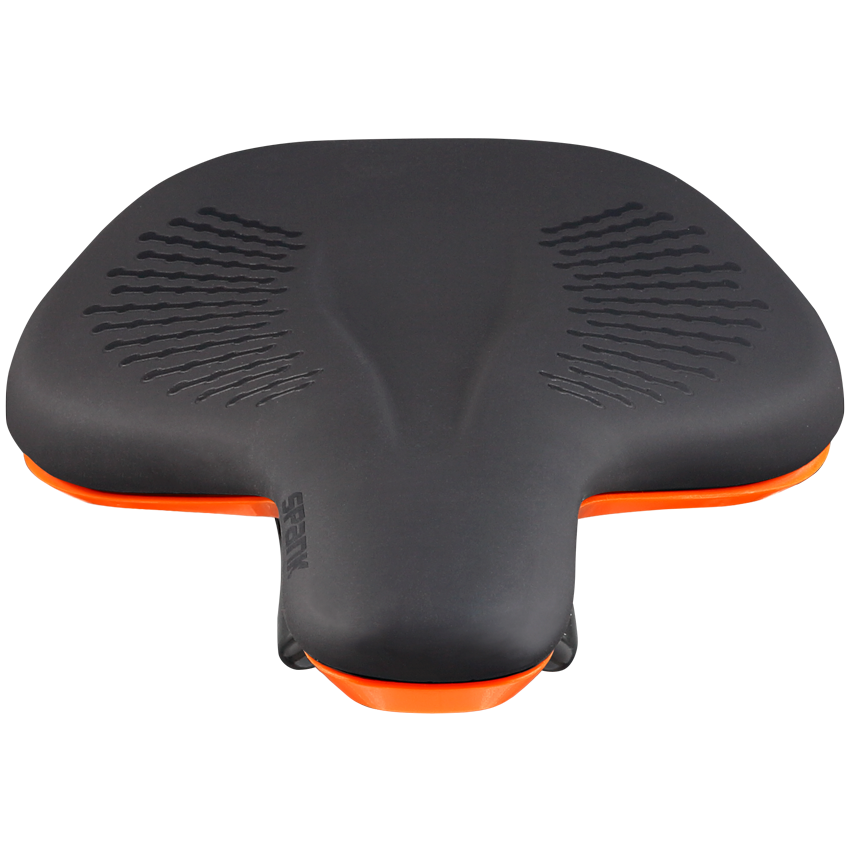 Saddle SPANK OOZY 220 144mm Rails CrN/Ti Orange