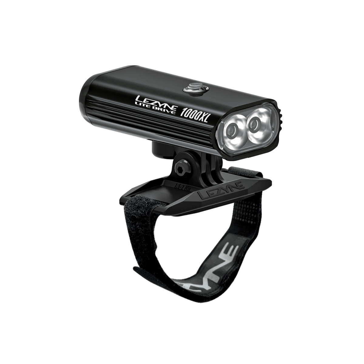 LEZYNE HELMET LITE DRIVE 1000XL μπροστινό φως Μαύρο