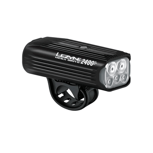 LEZYNE MEGA DRIVE 2400+ Μπροστινό φως μαύρο