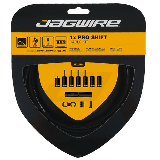 JAGWIRE PRO SHIFT 1X Μαύρο σετ καλωδίου και σωλήνα ντεραγιέρ
