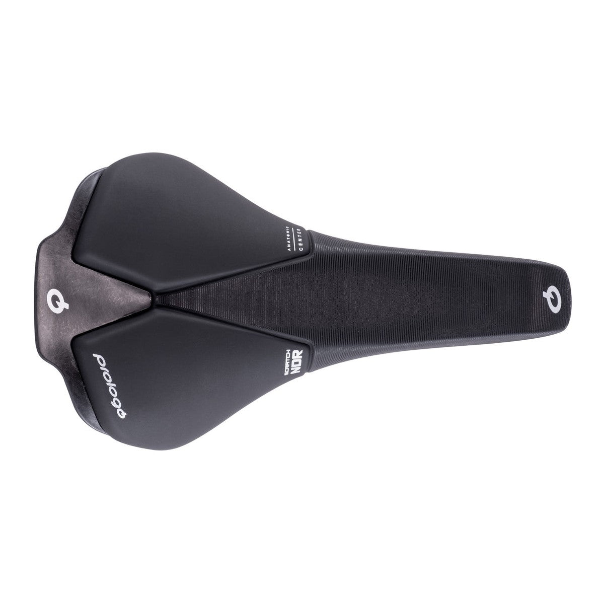 Σέλα PROLOGO SCRATCH NDR Carbon Rails πλάτος 140mm Μαύρο