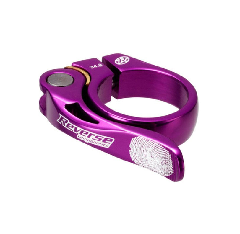 Seatpost Clamp REVERSE COMPONENTS LONG LIFE Quick Release Violet