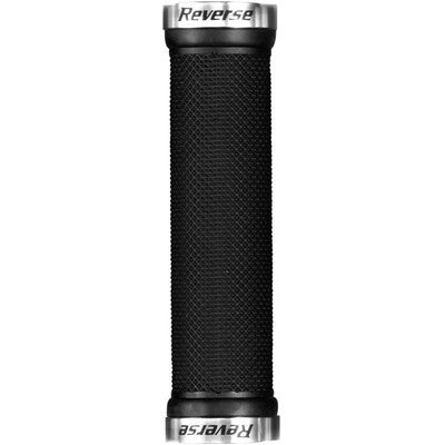REVERSE COMPONENTS CLASSIC Lock-On Black/Silver Grips