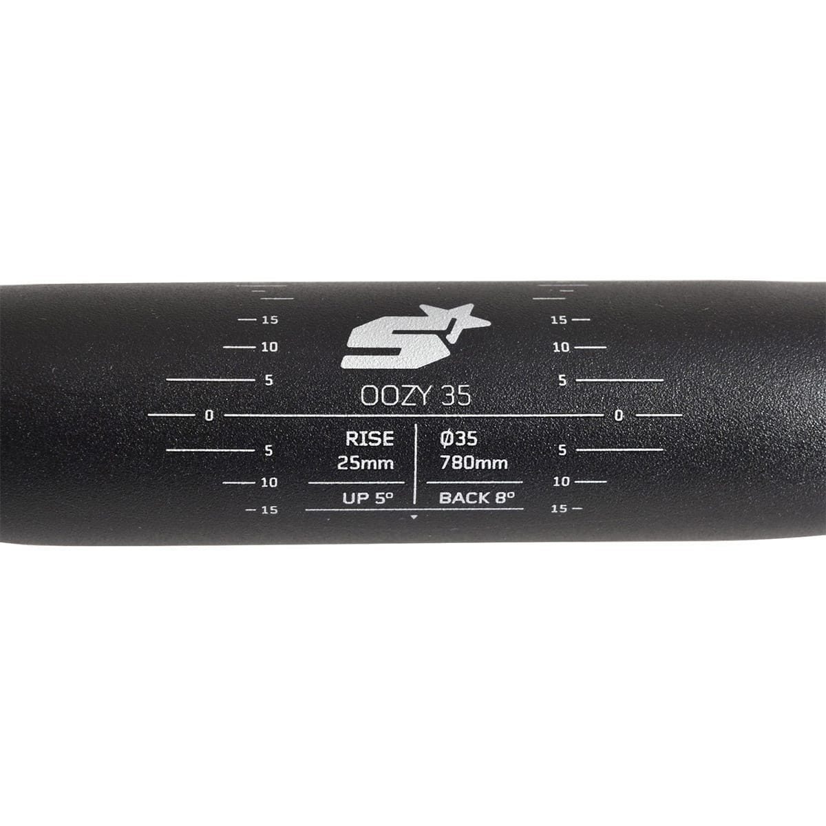 handlebar SPANK OOZY 35 Rise 25mm 35/780mm Black