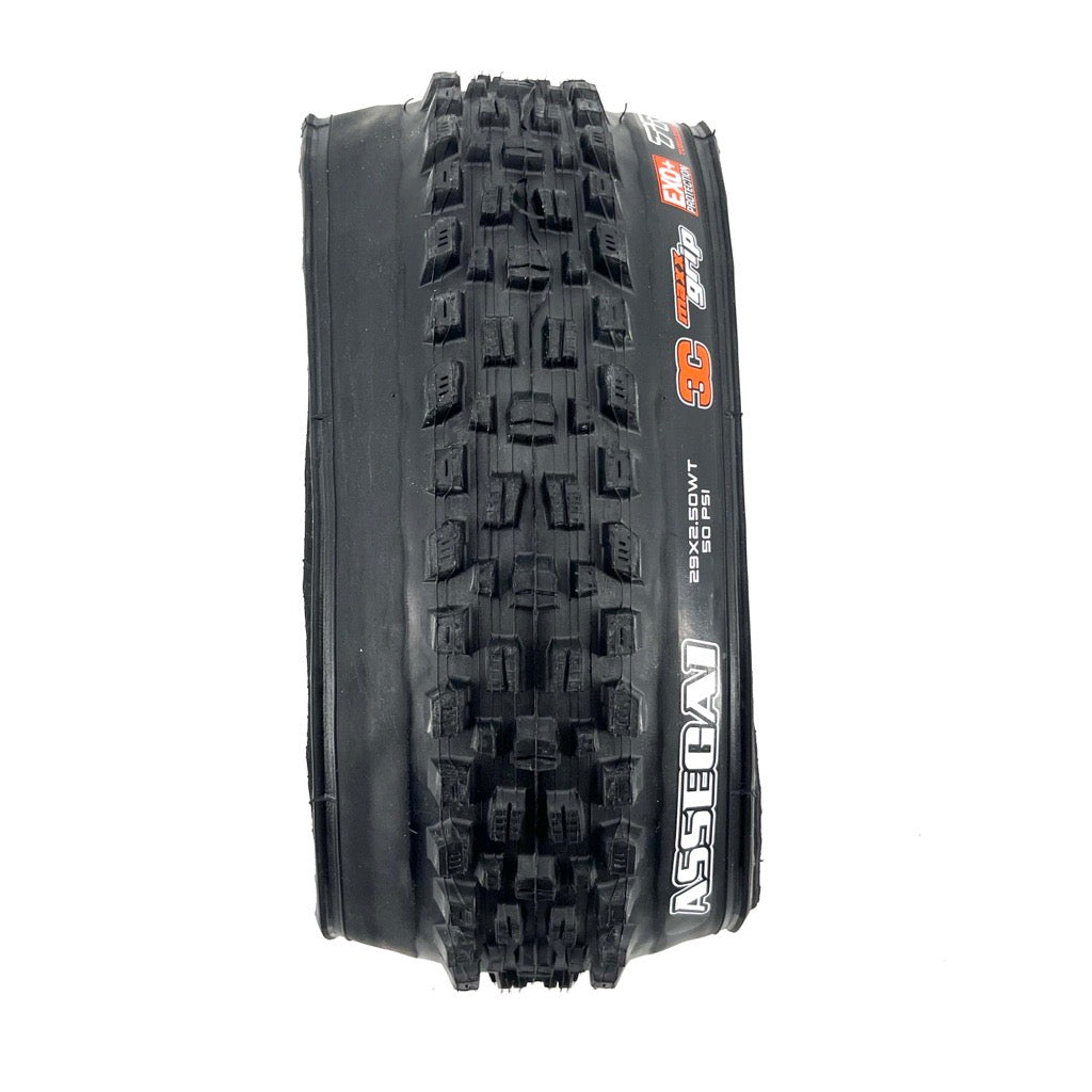 MAXXIS ASSEGAI 29x2.50 WT Exo+ 3C MaxxGrip Tubeless Ready Soft Μαύρο ελαστικό