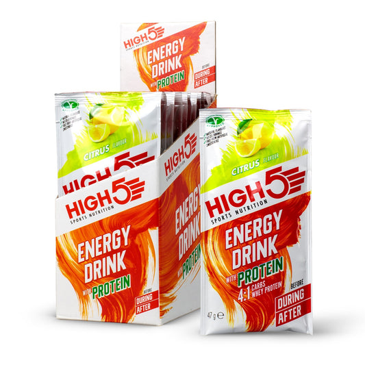 Ενεργειακό ποτό HIGH5 ENERGY DRINK PROTEIN (47g) Λεμόνι