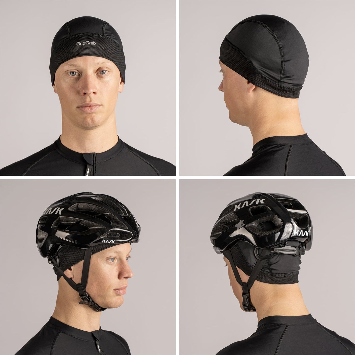 GRIPGRAB UPF 50+ Underhelmet Μαύρο