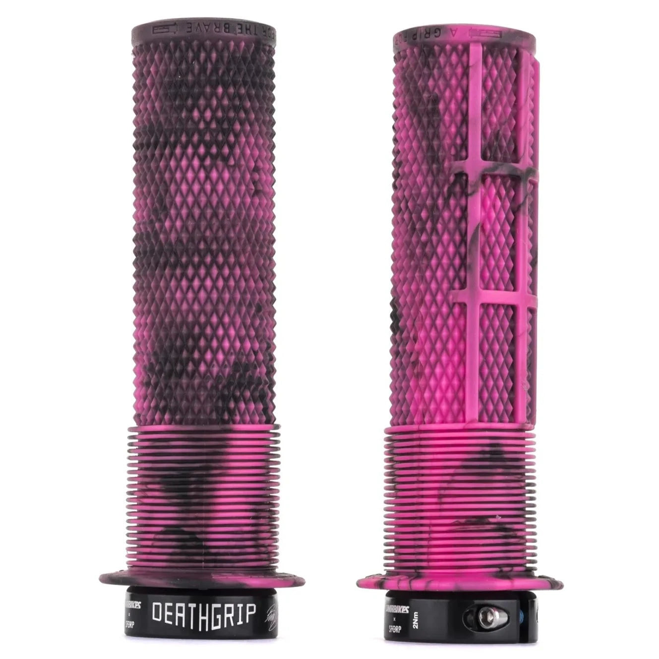 Λαβές DMR DEATHGRIP Flange Medium Lock-On Ροζ