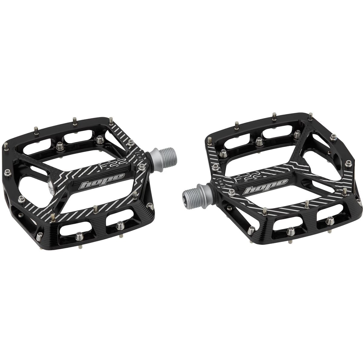 HOPE F22 Flat Pedals Μαύρο