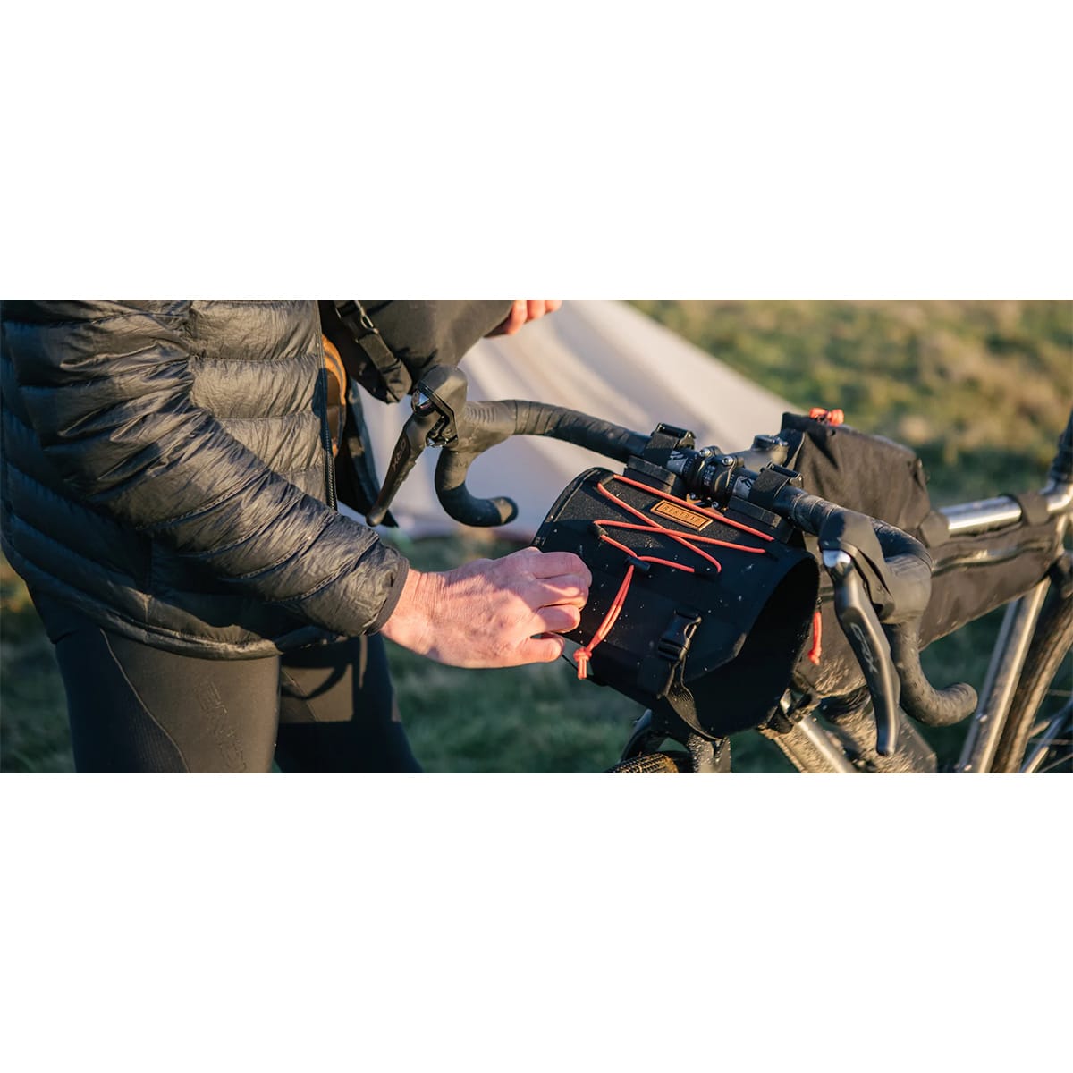 RESTRAP BAR BAG Τσάντα τιμονιού 14L πορτοκαλί