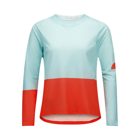 Γυναικεία POC MOTION AIR Long Sleeve Jersey Μπλε/Πορτοκαλί