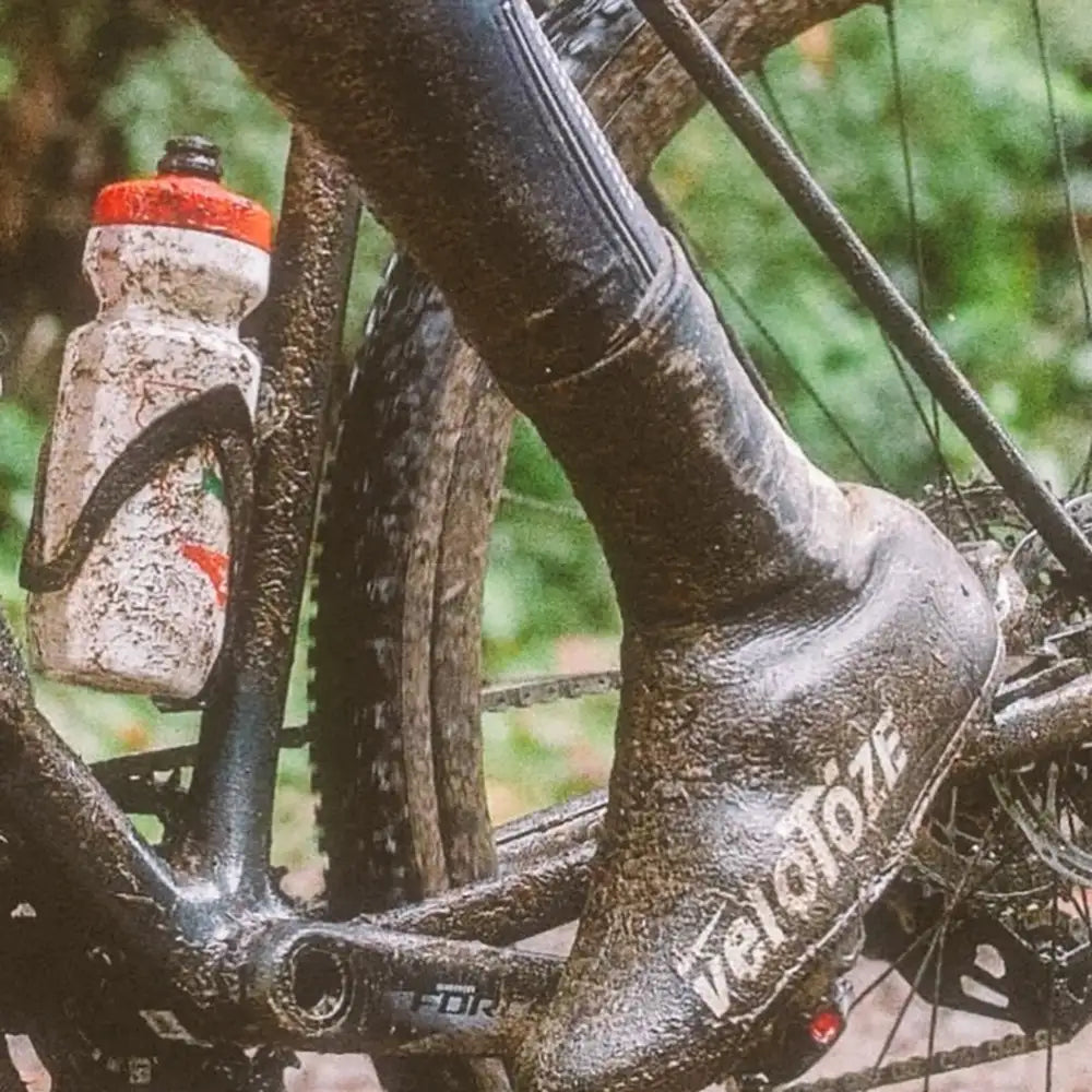 Κάλυμμα παπουτσιών VELOTOZE HAUTES 2.0 SUPER STRONG Μαύρο/Λευκό