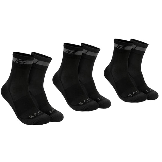 Κάλτσες GRIPGRAB MERINO REGALAR Μαύρες (x3)