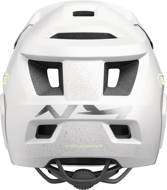 Κράνος MTB ABUS YOUDROP FF Junior Lemon Λευκό