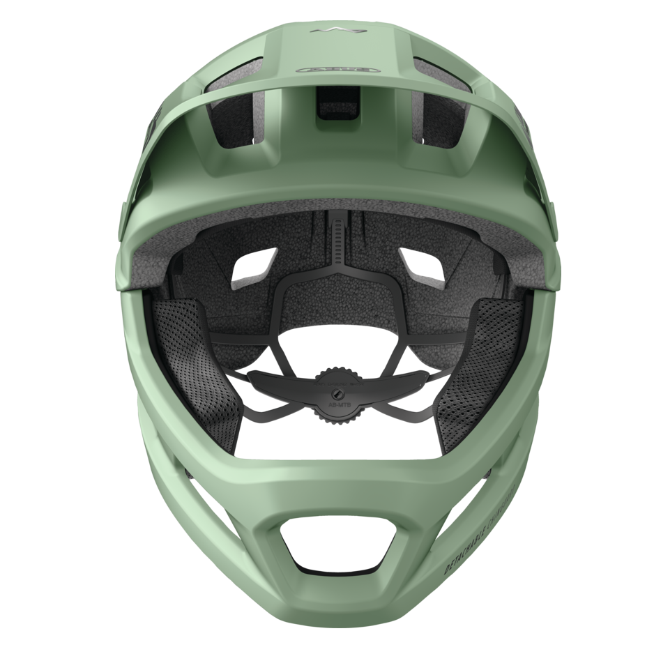 Κράνος MTB ABUS YOUDROP FF Junior Mist Πράσινο