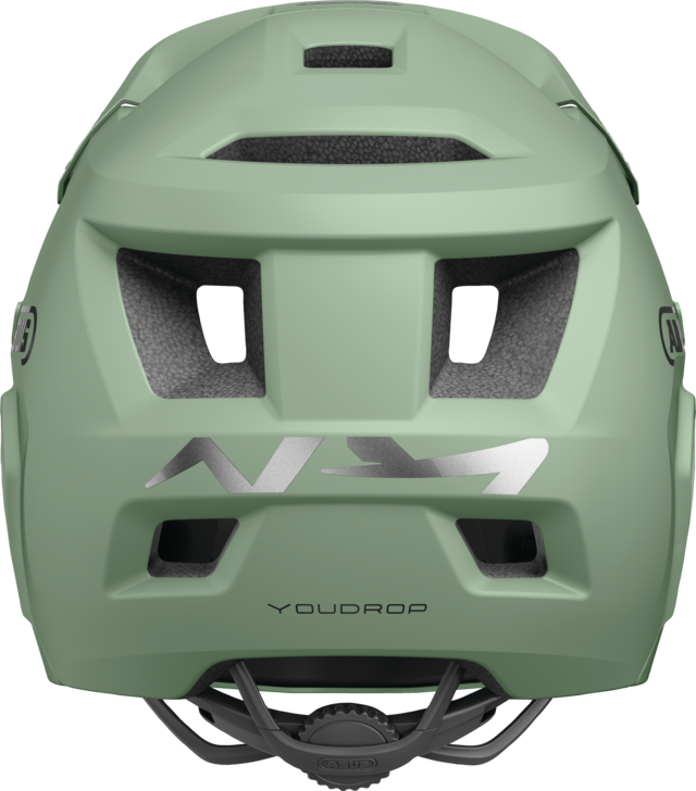 Κράνος MTB ABUS YOUDROP FF Junior Mist Πράσινο