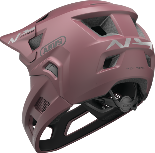 Κράνος MTB ABUS YOUDROP FF Junior Blush Κόκκινο