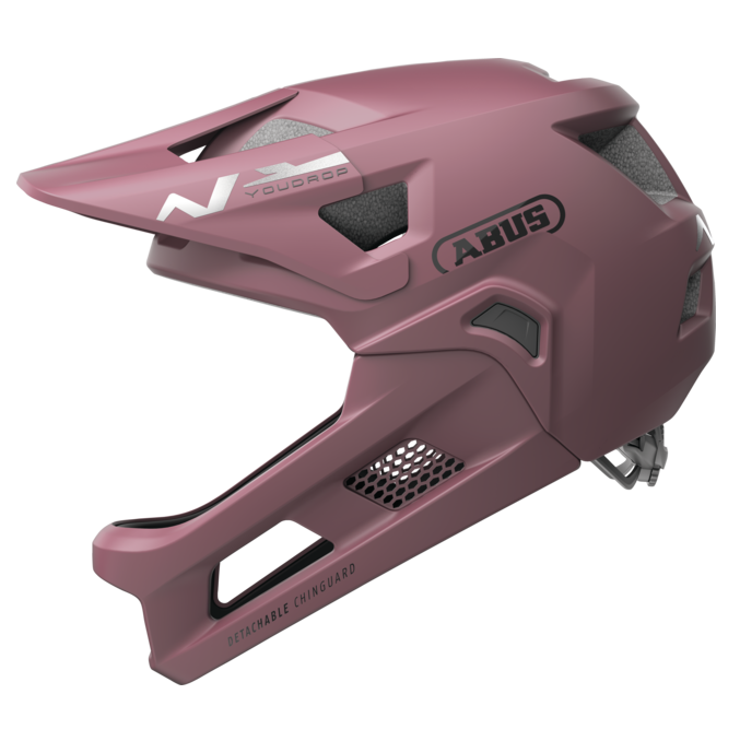 Κράνος MTB ABUS YOUDROP FF Junior Blush Κόκκινο