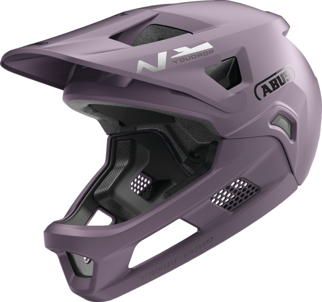 Κράνος MTB ABUS YOUDROP FF Junior Salt Violet