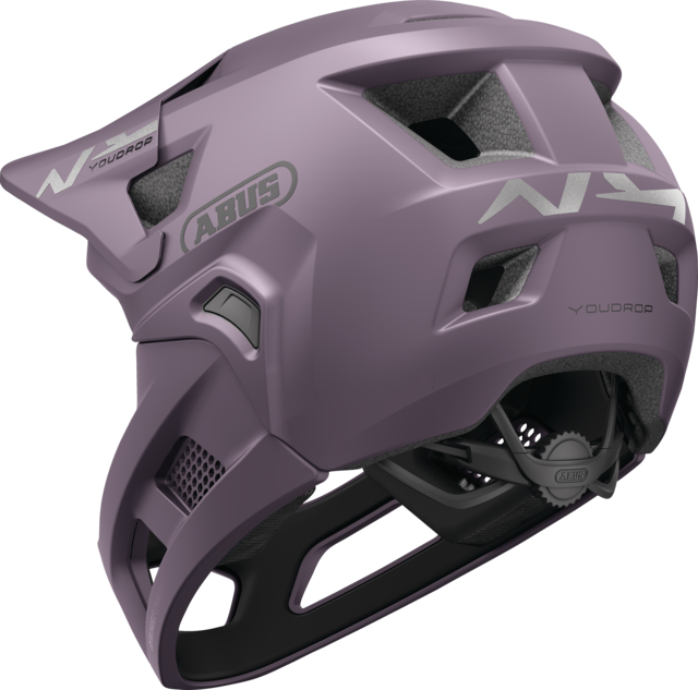 Κράνος MTB ABUS YOUDROP FF Junior Salt Violet