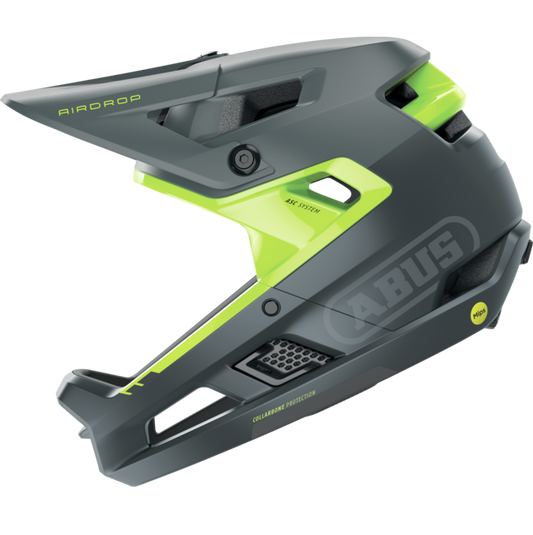ABUS AIRDROP MIPS MTB κράνος Γκρι/Κίτρινο