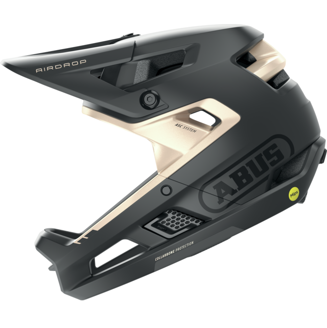 ABUS AIRDROP MIPS MTB κράνος μαύρο/χρυσό