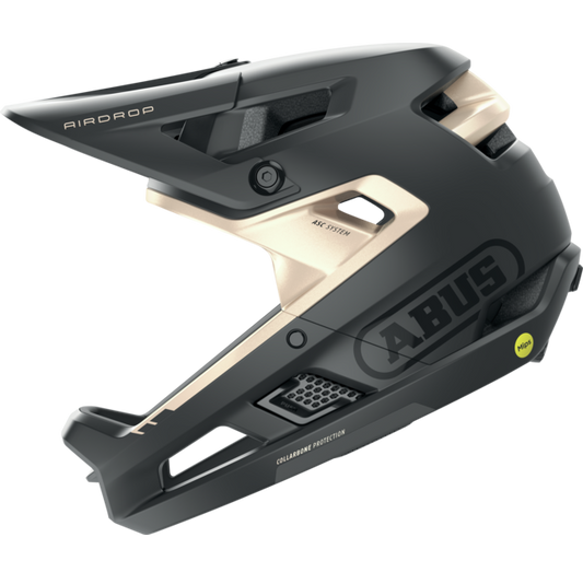 ABUS AIRDROP MIPS MTB κράνος μαύρο/χρυσό
