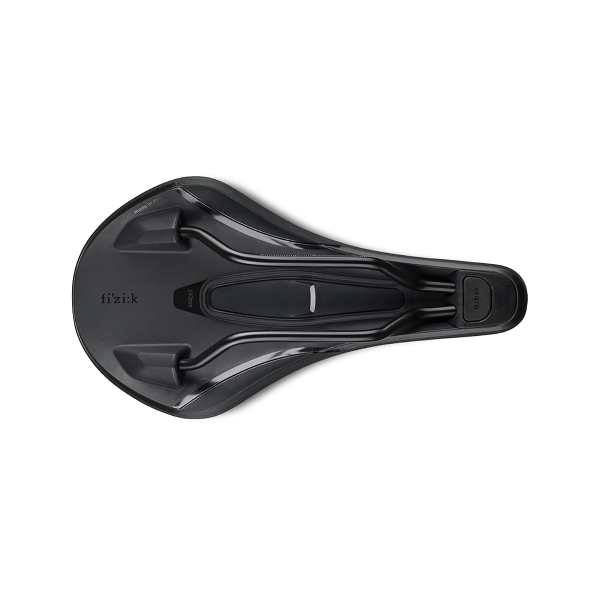 Σέλα FIZIK VENTO ARGO X5 150 mm S-Alloy Rails Μαύρο