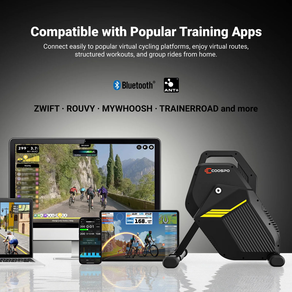 Συνδεδεμένο Home Trainer COOSPO T10