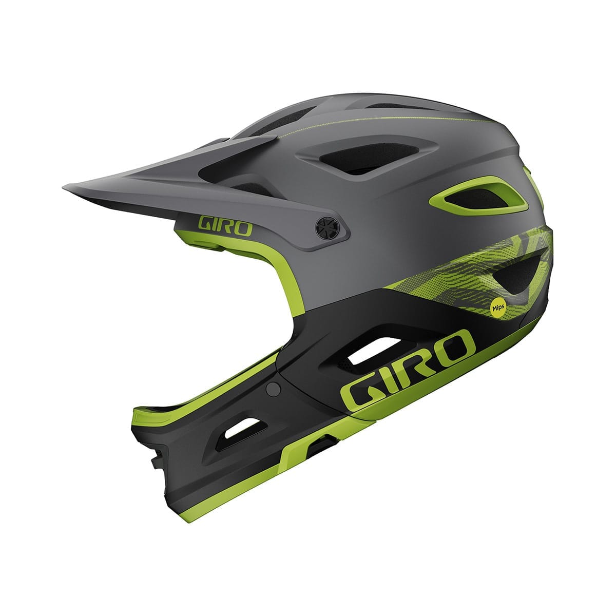 Κράνος MTB GIRO SWITCHBLADE MIPS Γκρι/Κίτρινο