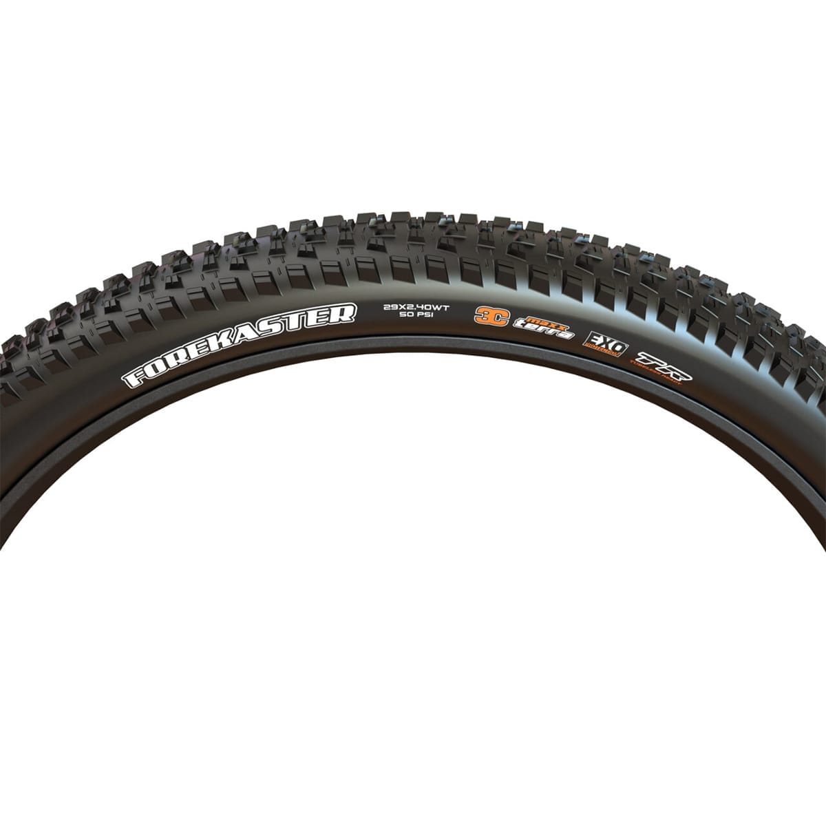 MAXXIS FOREKASTER 29x2.60 Exo+ 3C tire MaxxTerra Tubeless Ready Soft Black